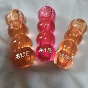 Amuse Orange and Pink Lip Gloss
